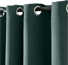 Türkizkék OXFORD függöny 140x250 cm Felfüggesztés: Hullámos sínszalag