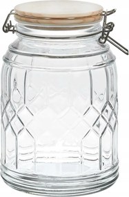 Tároló tégely bambusz fedéllel 2,7l