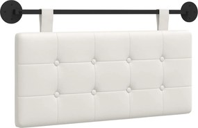 vidaXL Fali Fejtámla Falra szerelhető Fehér 100 x 55 x 5 cm Műbőr