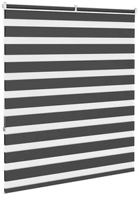zebrafüggönnyel fekete szövetszélesség 130,9 cm poliészter