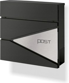 Nagy Robusztus Postaláda Újság Levelek Ház Kerítés A4