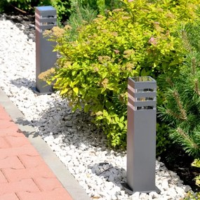 Kültéri lámpa TEKSAS 1xE27/12W/230V IP44, 44 cm, antracit