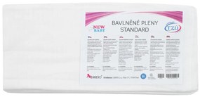 Pamut pelenka NEW BABY 70x80 cm STANDARD 10 db
