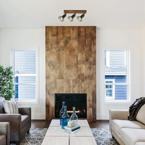 Rabalux 3139 - Spotlámpa ZEUS 3xE14/40W/230V tölgy