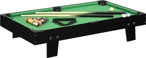vidaXL fekete és zöld mini biliárdasztal 92 x 52 x 19 cm
