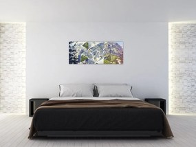 Kép - Geometriai ábra (120x50 cm)