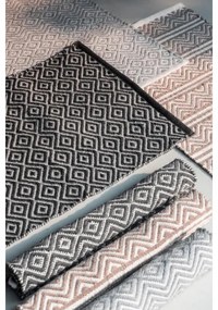 WENKO 24868100-SHAKI fürdőszobai szőnyeg 50x80 cm bézs/fehér