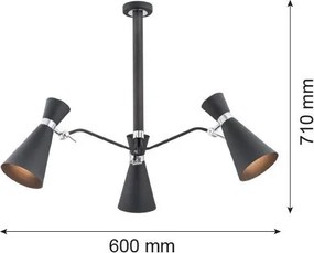 Argon LUKKA 1380 Csillár 3x15W/E27 IP20