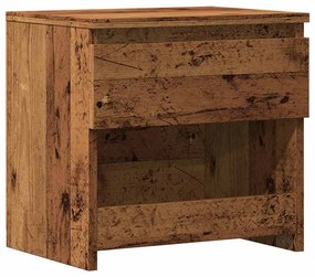 Antik fa szerelt fa éjjeliszekrény 40 x 30 x 39 cm