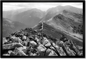 Poszterek keretben 60x40 Tátra Lengyel hegyek Kilátás