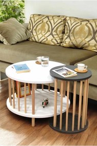 Peka-Set108 - White, Anthracite