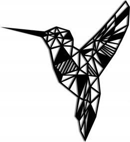 Geometriai Kolibri 50cm fali dekoráció Áttört Madár Falra