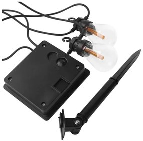 Napelemes LED dekorációs fényfüzér 10xLED/0,6W/1,2V 4,5m IP44 800 mAh