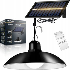 Napelemes LED-es kerti lámpa Függő kültéri alkonyérzékelő Távirányító