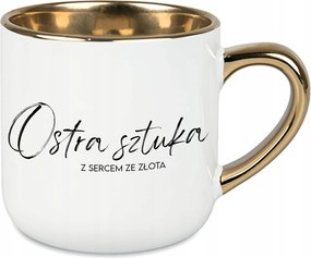 Bögre Nagy Fehér Éles Művészet Ajándék Feleségnek Valentin-nap Évfordulóra