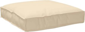 vidaXL Párna Bézs 80 x 80 x 12 cm Oxford Szövet