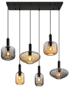 Globo 15719-6 - Kábeles csillár VALLETTA 6xE27/60W/230V