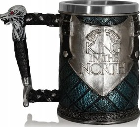 Epikus Bögre Trónok Harca Bögre Északi Király Rozsdamentes Acél 550 ML Larp