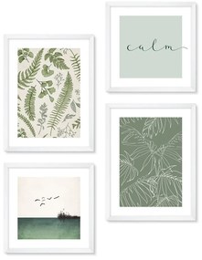 Kép szett 4 db-os 30x40 cm Calm – knor