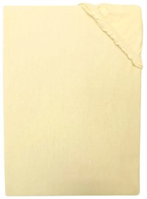 Ágynemű Jersey világossárga TiaHome - 200x220cm