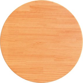 vidaXL viaszbarna tömör fenyőfa kerek asztallap Ø50 x 2,5 cm