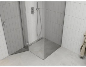 Mexen Roma zuhanykabin 90x90cm, 6mm üveg, króm profil-átlátszó üveg, 854-090-090-01-00