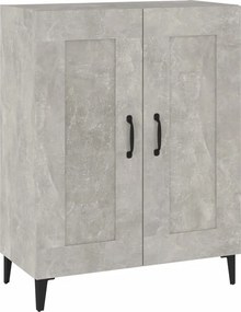vidaXL betonszürke szerelt fa tálalószekrény 69,5 x 34 x 90 cm