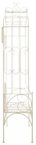 fehér antik vas kerti pad 122 cm
