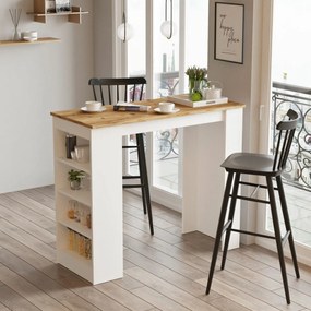 Lux White and Atlantic Pine bárpult