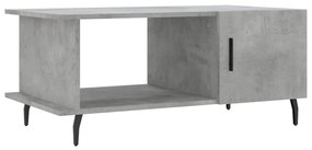 Betonszürke szerelt fa dohányzóasztal 90 x 50 x 40 cm