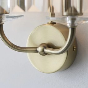 Endon 106450 - Fali lámpa CHESTERFIELD 2xE14/6W/230V réz