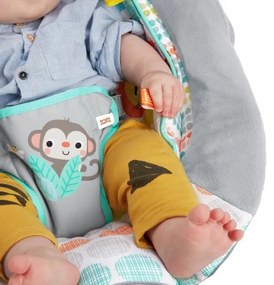 Bright Starts - Baba vibrációs nyugágy dallammal WHIMSICAL WILD 3xLR14