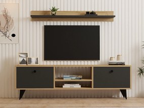 Nappali fal Nateda (zafír tölgy + antracit) . 1095565