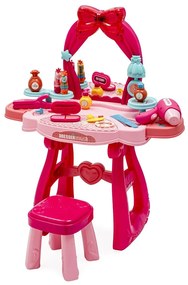 Gyermek zenélő fésülködőasztal székkel BABY MIX