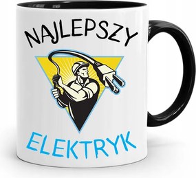 Bögre Fekete Villanyszerelő Ajándék Legjobb Villanyszerelő fényképes nyomtatással