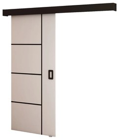 Tolóajtó 90 cm Bethany V (matt fehér + matt fekete). 1043496