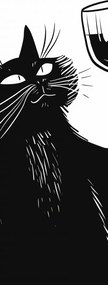 Poszter 30,5x91,5cm Macskavirtuóz