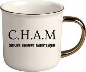 Bögre Fehér Arany Rant Ajándék Vicces Nőnap C.h.a.m