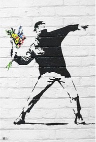 Plakát Banksy street art - Graffiti Throwing Flow