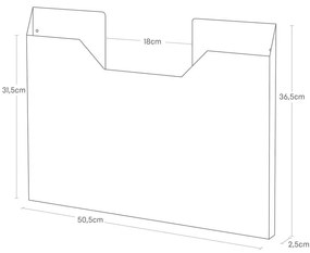 Öntapadós fém tányéralátét tartó Tower – YAMAZAKI