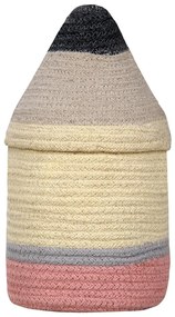 Textil játéktároló kosár ø 13x30 cm Pencil Small – Lorena Canals