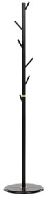 Autronic Ruhaakasztó 175 cm tömör fa fekete DR-N1006 BK