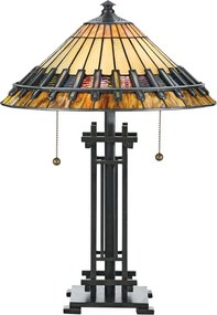 Quoizel CHASTAIN QZ-CHASTAIN-TL Asztali lámpa 2x60W/E27