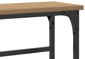 Konferenciapultrina Artizán Tölgy 75x19,5x75 cm Mérnöki Fa és Acél