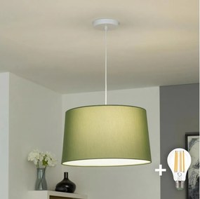 Brilagi - CERIA LED függőlámpa kábelen 1xE27/40W/230V, átm. 45 cm, zöld