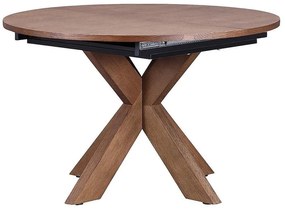 Asztal Riverton 526Barna, 76cm, Hosszabbíthatóság, Közepes sűrűségű farostlemez, Fa