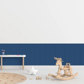 PIPPER. Textil öntapadó tapéta - Egy téglalap - Acélkék színű Méret: 60cm, Szín: Sötét