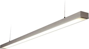 ENDON 59995 BORDE Modern Led Függesztett Lámpa Opál, Ezüst LED IP20