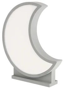 LED gyerekasztali lámpa MOON LED/12W/230V szürke