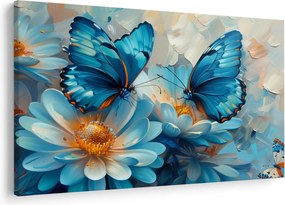 Kép - Kék pillangók (90x60 cm)